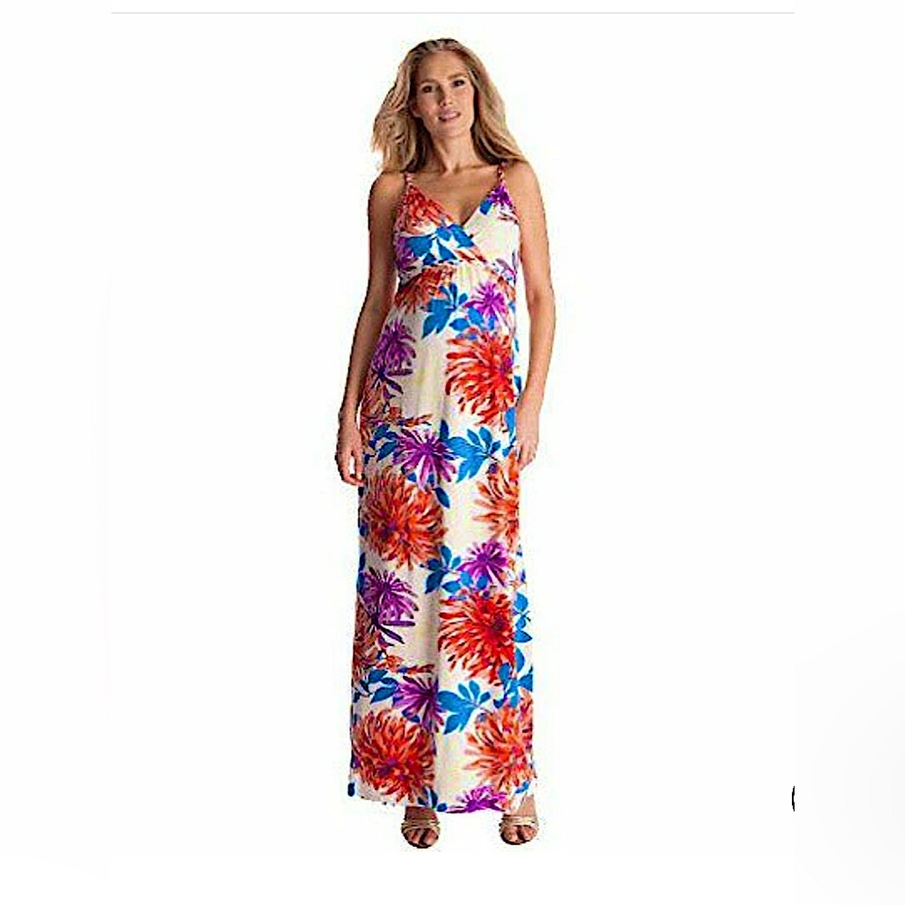 Seraphine Maternity Nursing Floral Summer Dress - Size 8